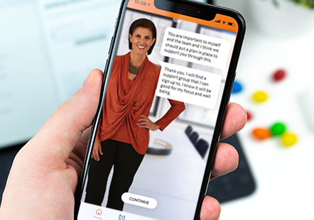 Scneario eLearning example mobile responsive