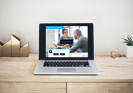 Scenario eLearning example
